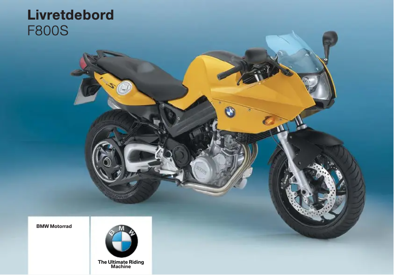 Image de la première page du manuel de l'appareil F 800 S (2006)