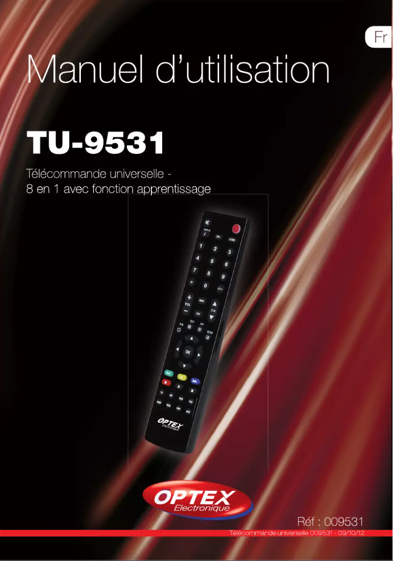 Imagen de la primera página del manual del dispositivo TU-9531