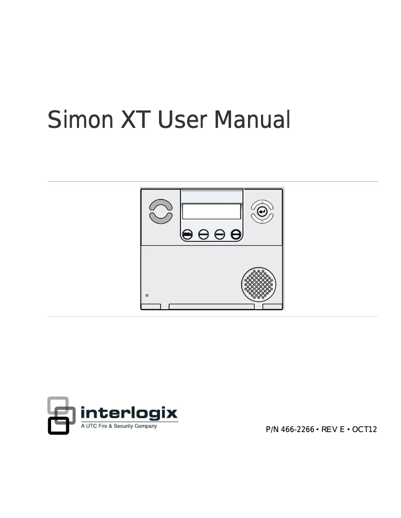 Página 1 del manual Manual de usuario Interlogix 80-632-3N-XT-MX