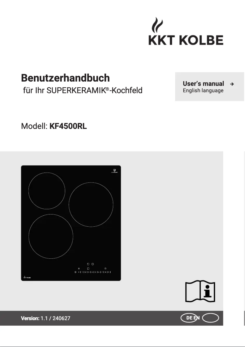 Page n°1 - Manuel utilisateur KKT Kolbe KF4500RL