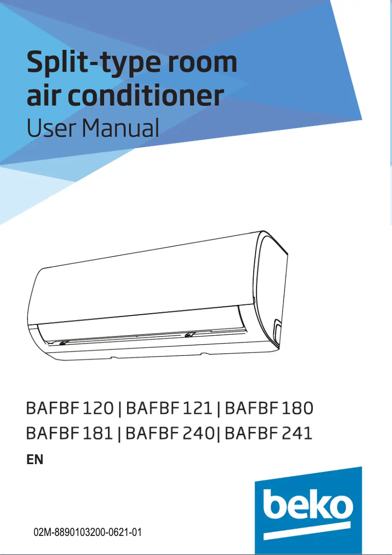 Image de la première page du manuel de l'appareil BAFBF 180
