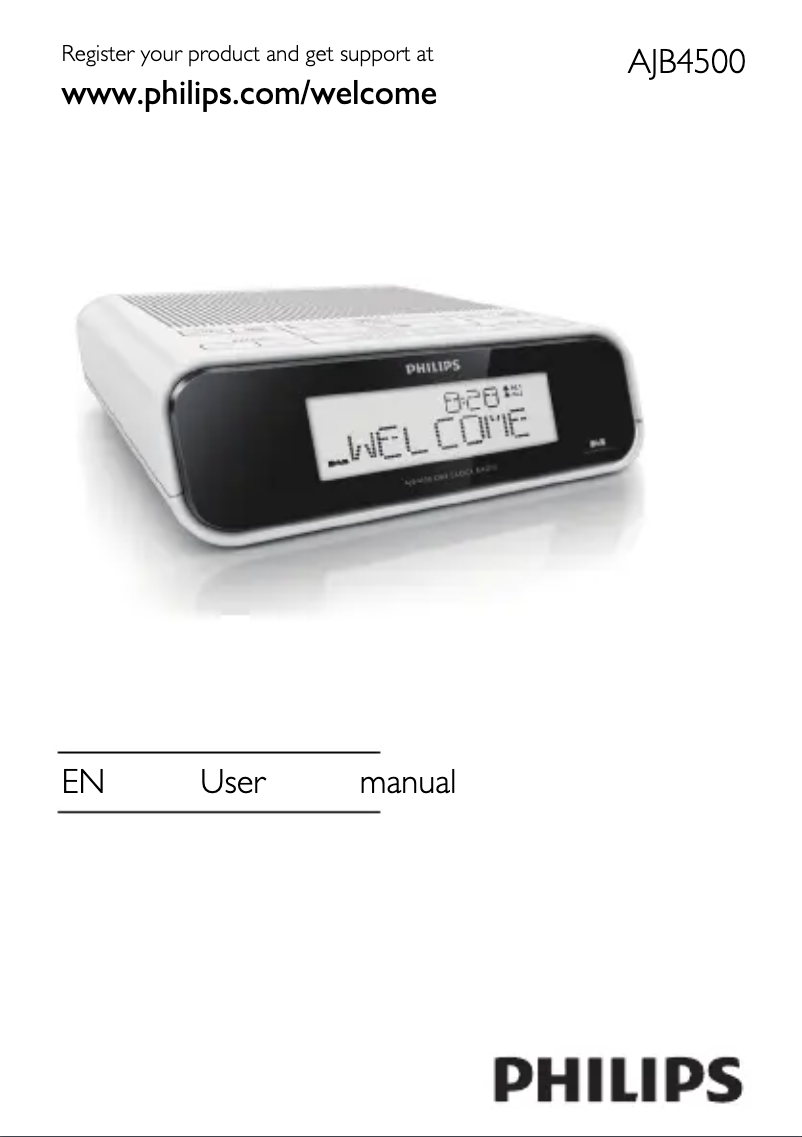 Imagen de la primera página del manual del dispositivo AJB4500