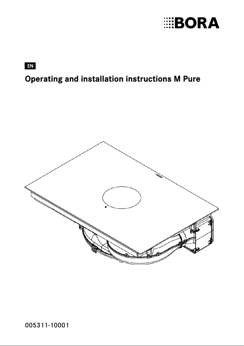 Page 1 de la notice Guide d'installation BORA M Pure