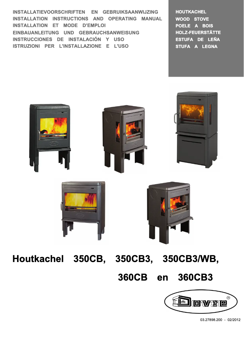 Page 1 de la notice Manuel utilisateur Dovre 360CB