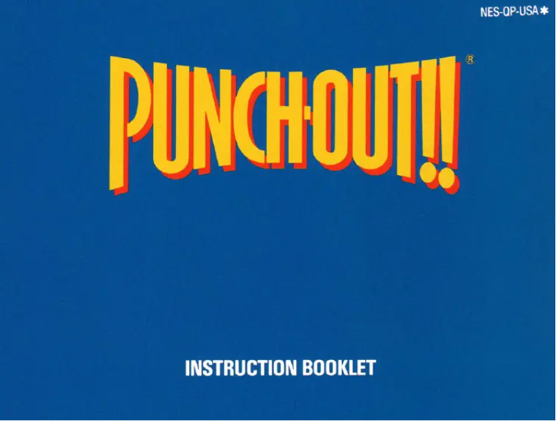 Page 1 de la notice Manuel utilisateur Nintendo Punch-Out feat. Mr. Dream (NES)