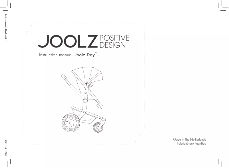 Page 1 de la notice Manuel utilisateur Joolz Day2