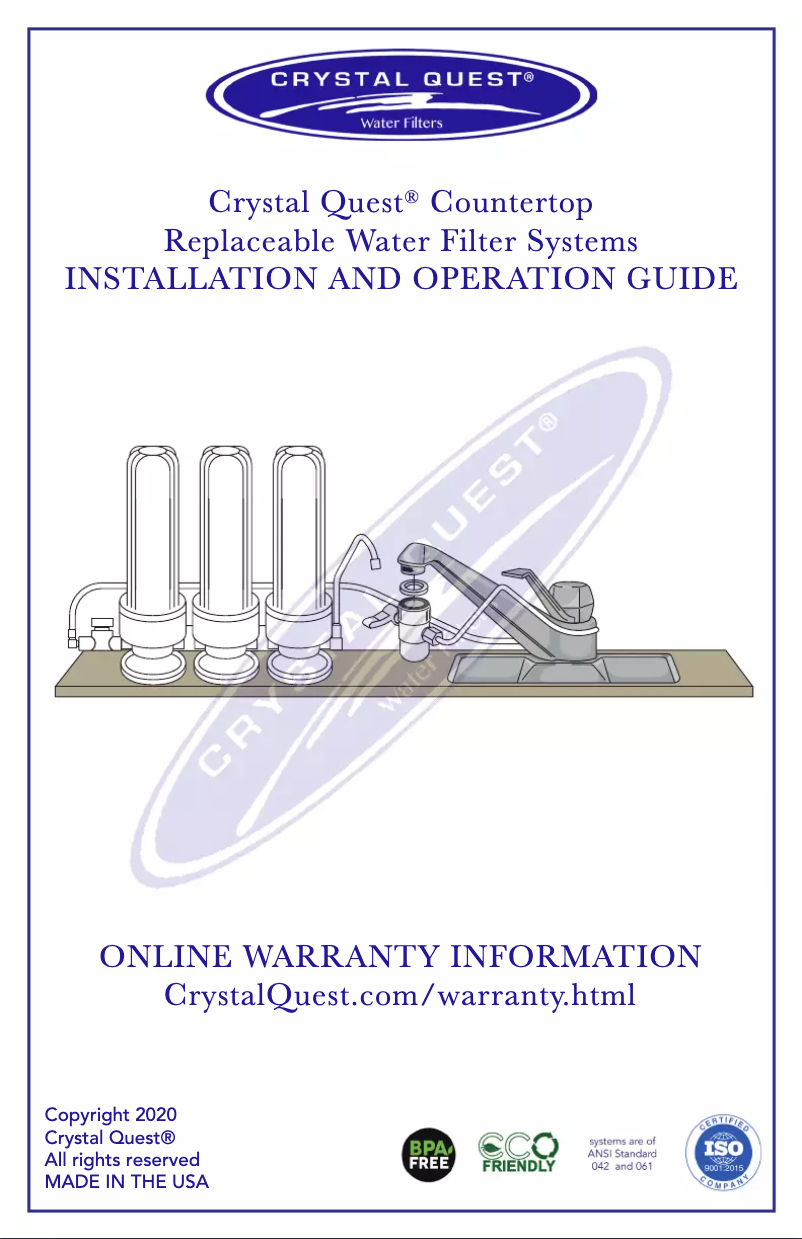 Image de la première page du manuel de l'appareil CQE-CT-00115