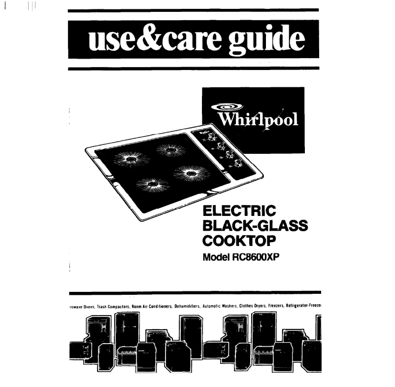 First page image of the manual for RC8600XS0
