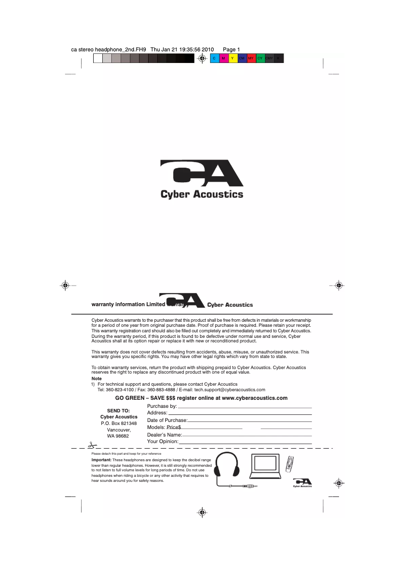 Image de la première page du manuel de l'appareil ACM-7002
