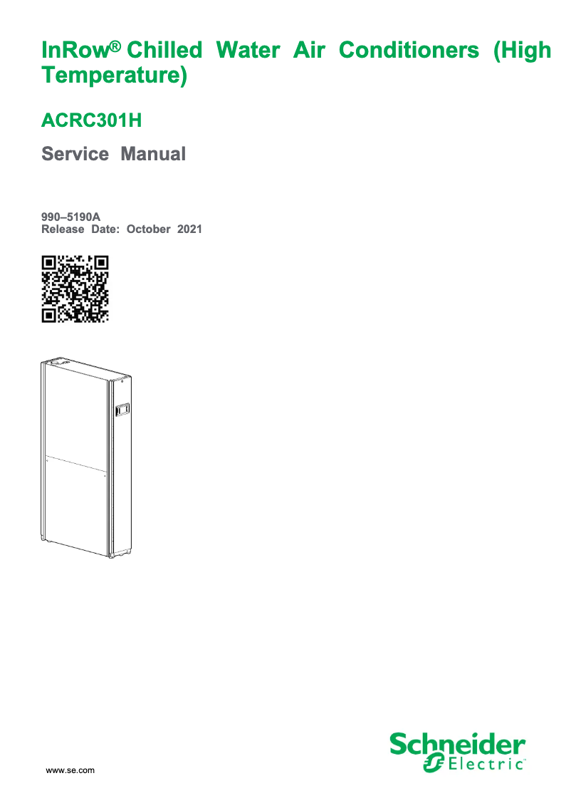 Page n°1 - Manuel utilisateur APC ACRC301H