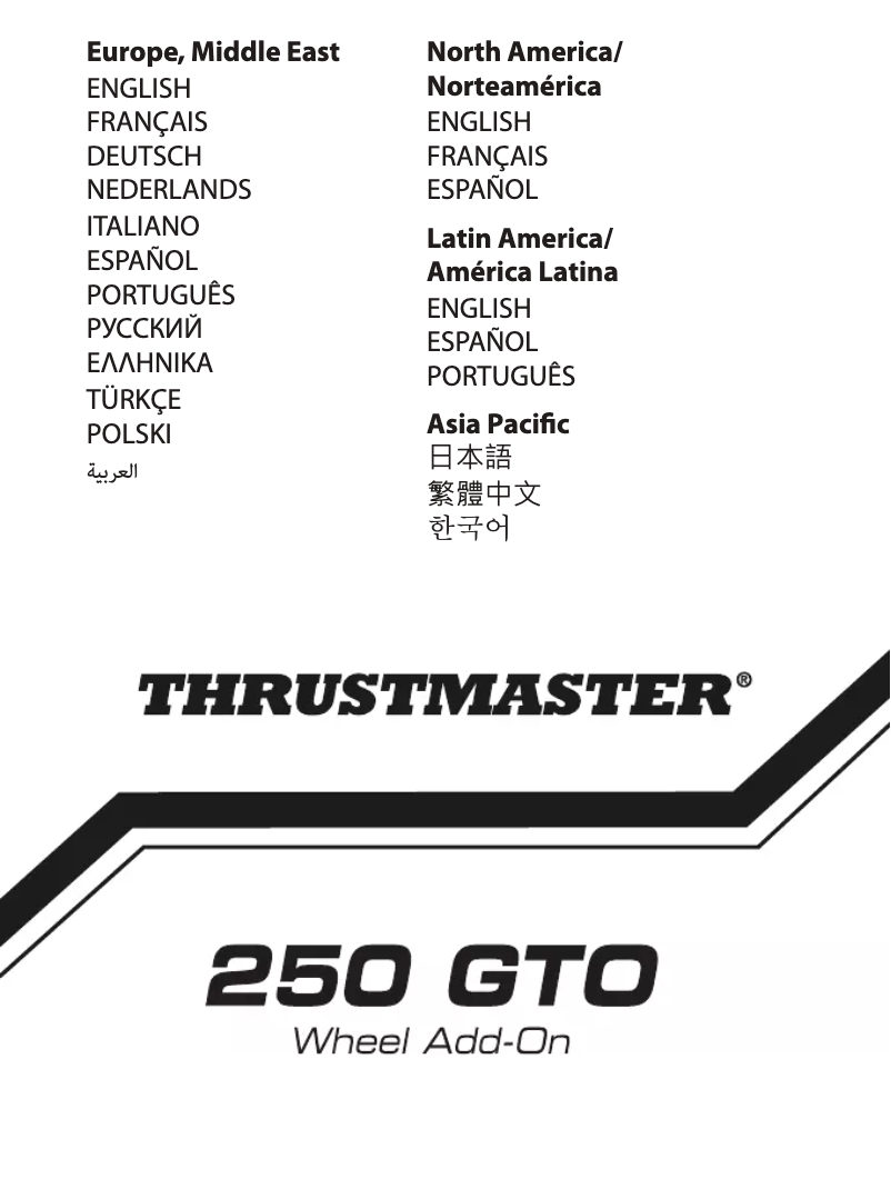 Página 1 del manual Manual de usuario Thrustmaster Ferrari 250 GTO Wheel Add-On