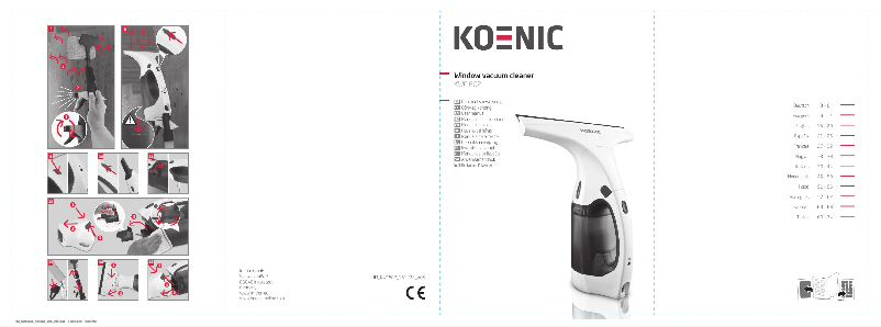 Page n°1 - Manuel utilisateur Koenic KWC 602