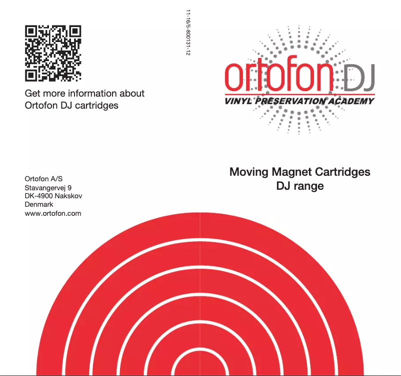 Page n°1 - Manuel utilisateur Ortofon OM PRO S