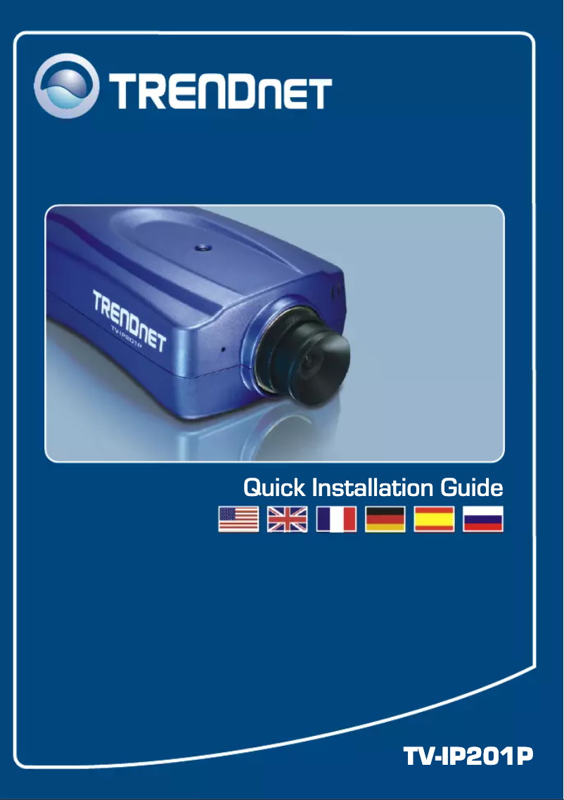 Page n°1 - Manuel utilisateur TRENDnet TV-IP201P