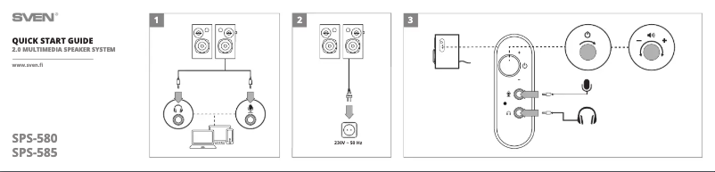 Imagen de la primera página del manual del dispositivo SPS-585