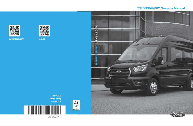 Página 1 del manual Manual de usuario Ford Transit (2020)