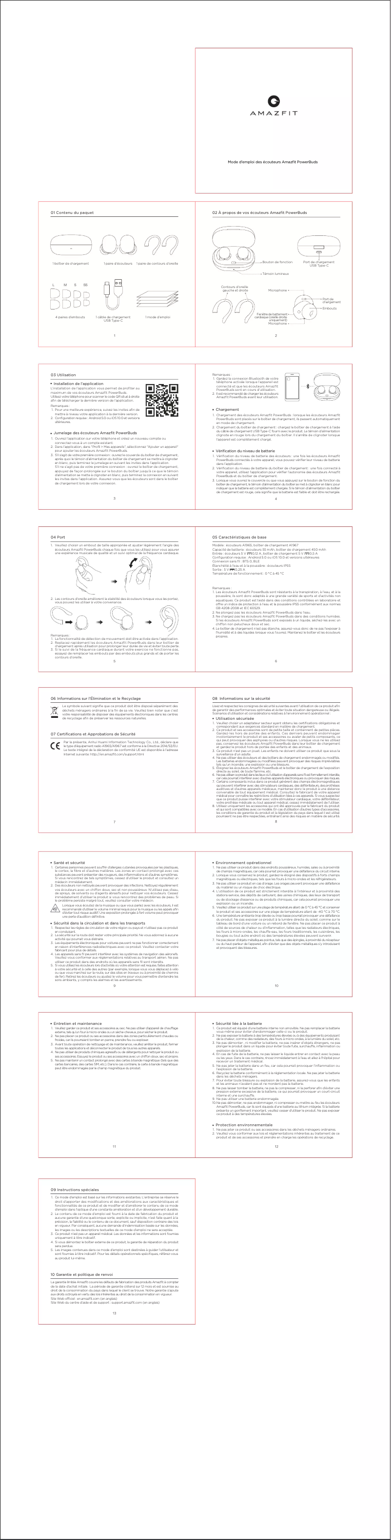 Image de la première page du manuel de l'appareil PowerBuds