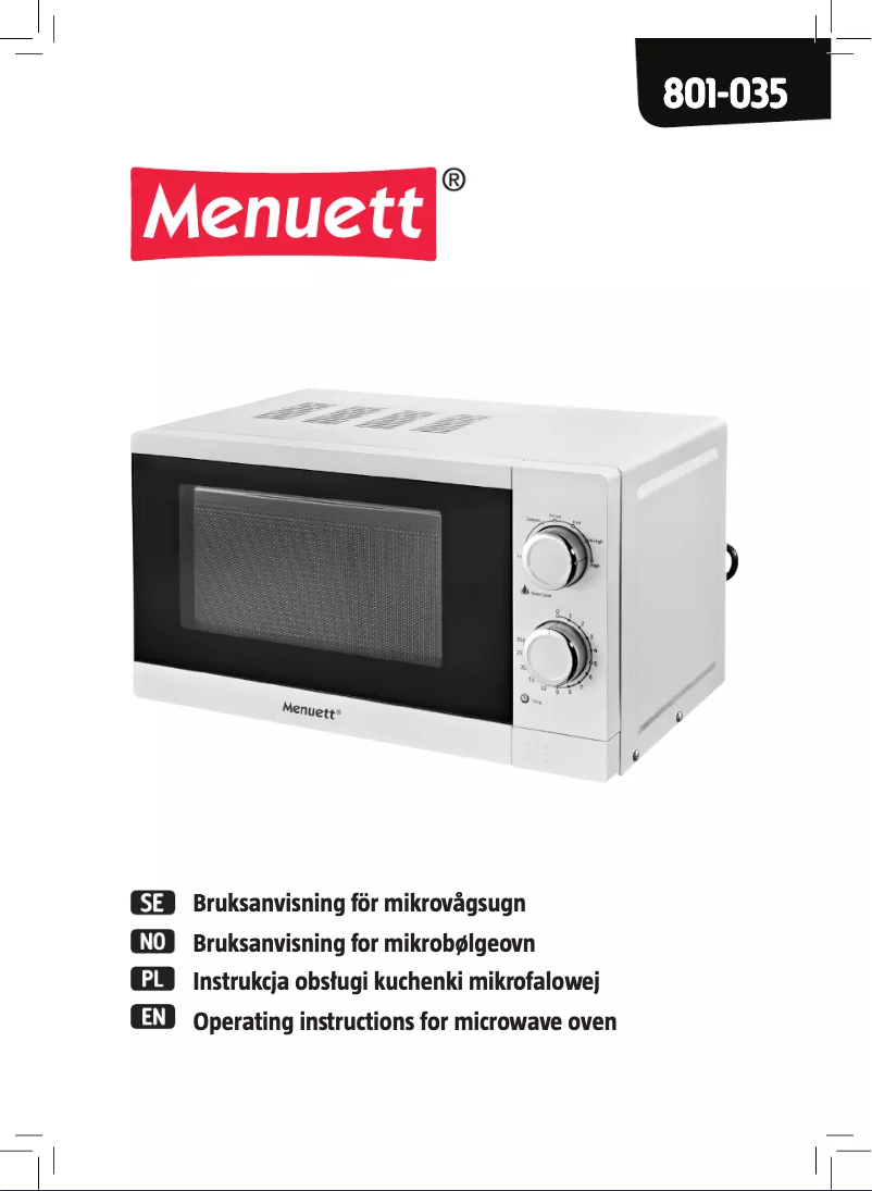 Image de la première page du manuel de l'appareil 801-035