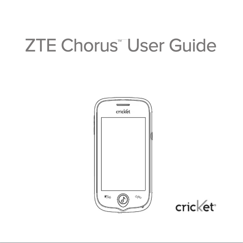 Page n°1 - Manuel utilisateur ZTE Chorus