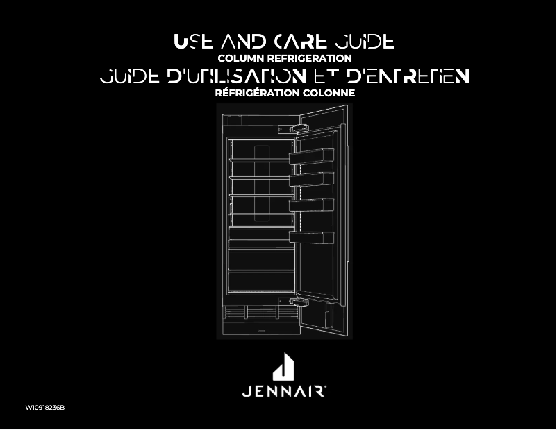Page n°1 - Manuel utilisateur Jenn-Air JBRFR24IGX
