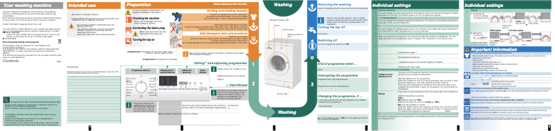Image de la première page du manuel de l'appareil WM12E465BY