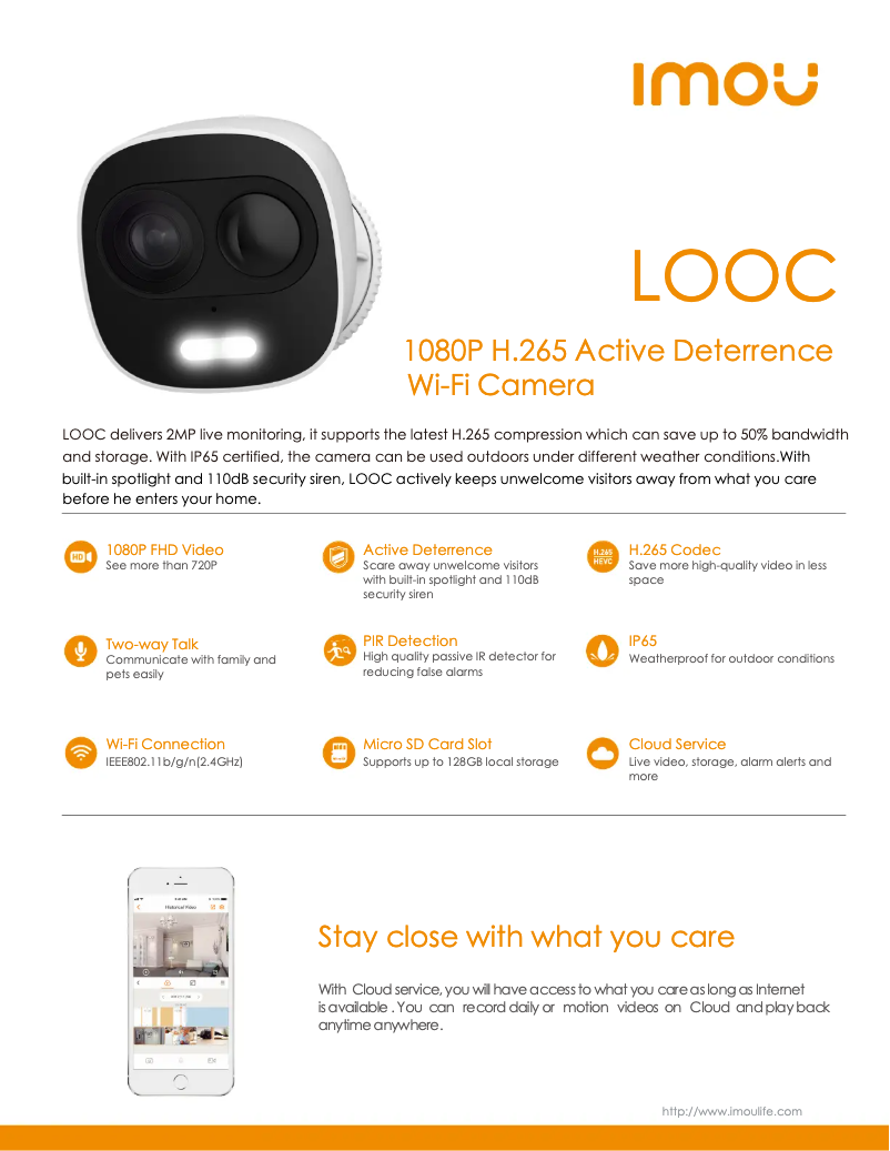 Image de la première page du manuel de l'appareil LOOC