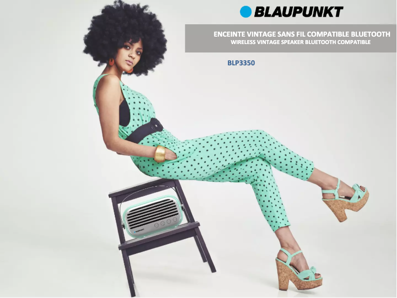 Image de la première page du manuel de l'appareil BLP3350