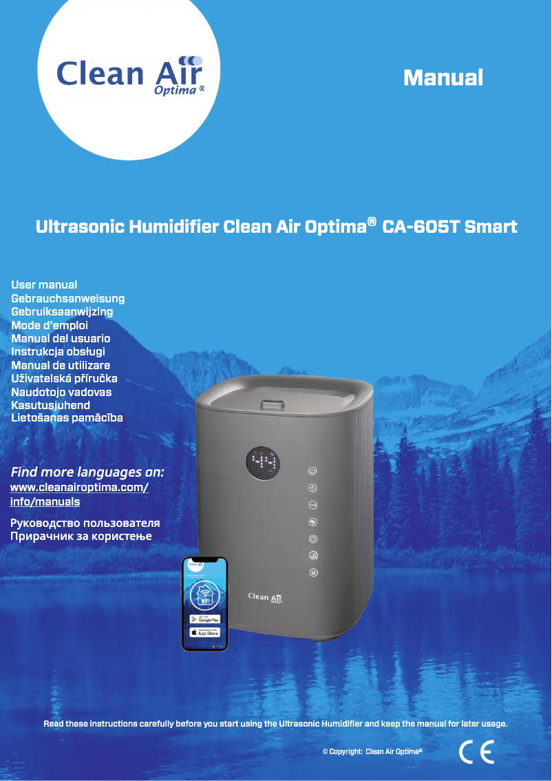 Image de la première page du manuel de l'appareil CA-605T Smart