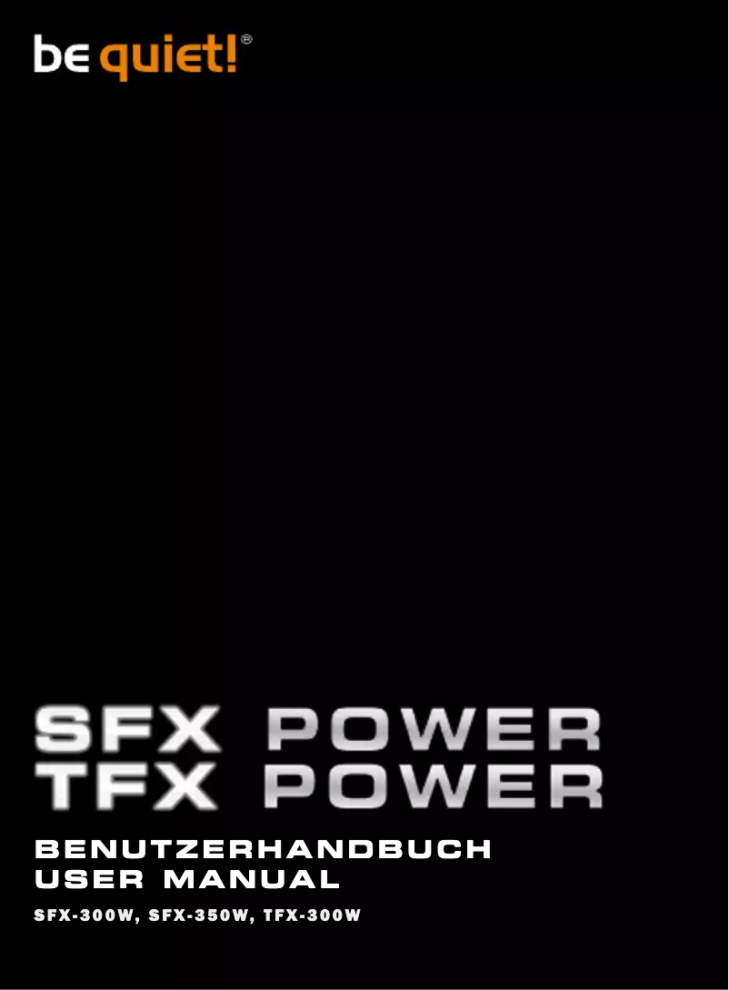 Image de la première page du manuel de l'appareil SFX Power 300W