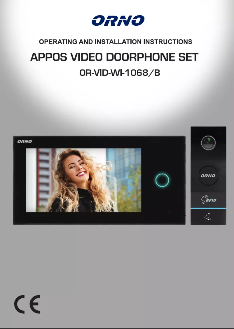 Image de la première page du manuel de l'appareil OR-VID-WI-1068PMV