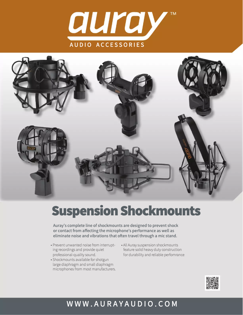 Page 1 de la notice Manuel utilisateur Auray SHM-SD1