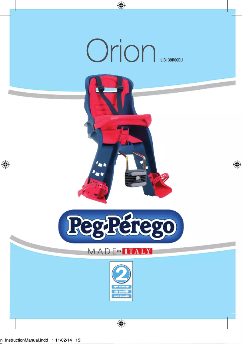 Page n°1 - Manuel utilisateur Peg Perego Orion