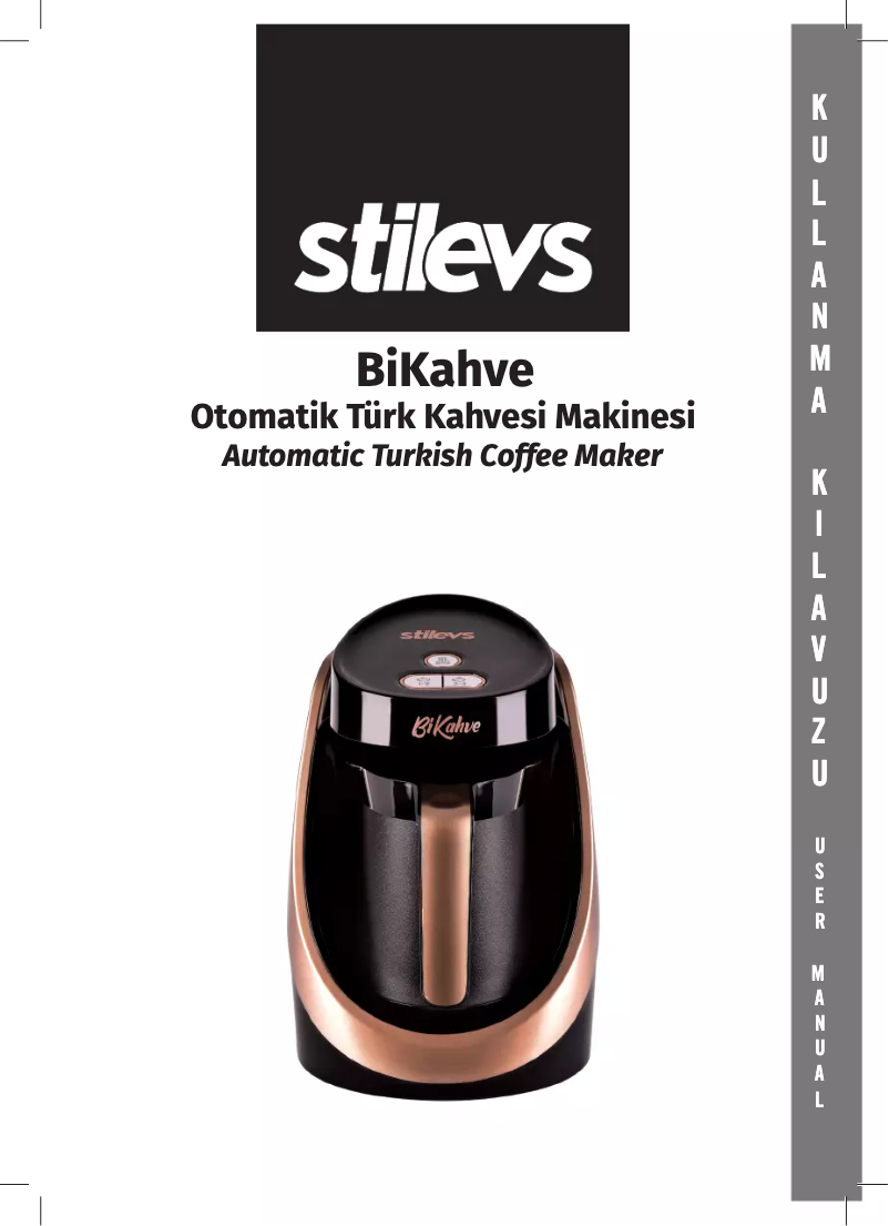 Page n°1 - Manuel utilisateur Stilevs BiKahve