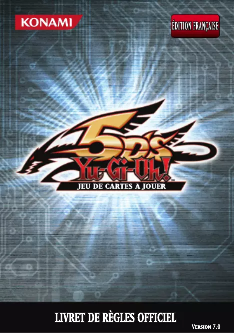 Page 1 de la notice Manuel utilisateur Konami Yu-Gi-Oh