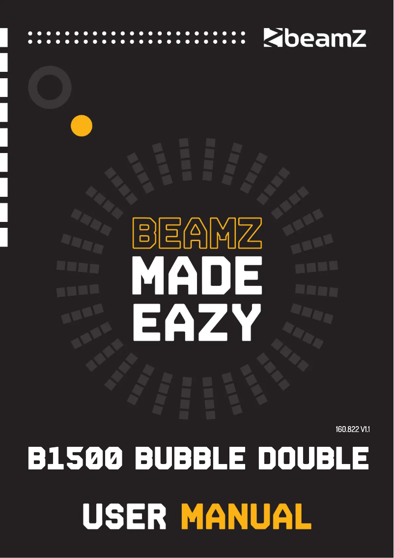 Image de la première page du manuel de l'appareil B1500