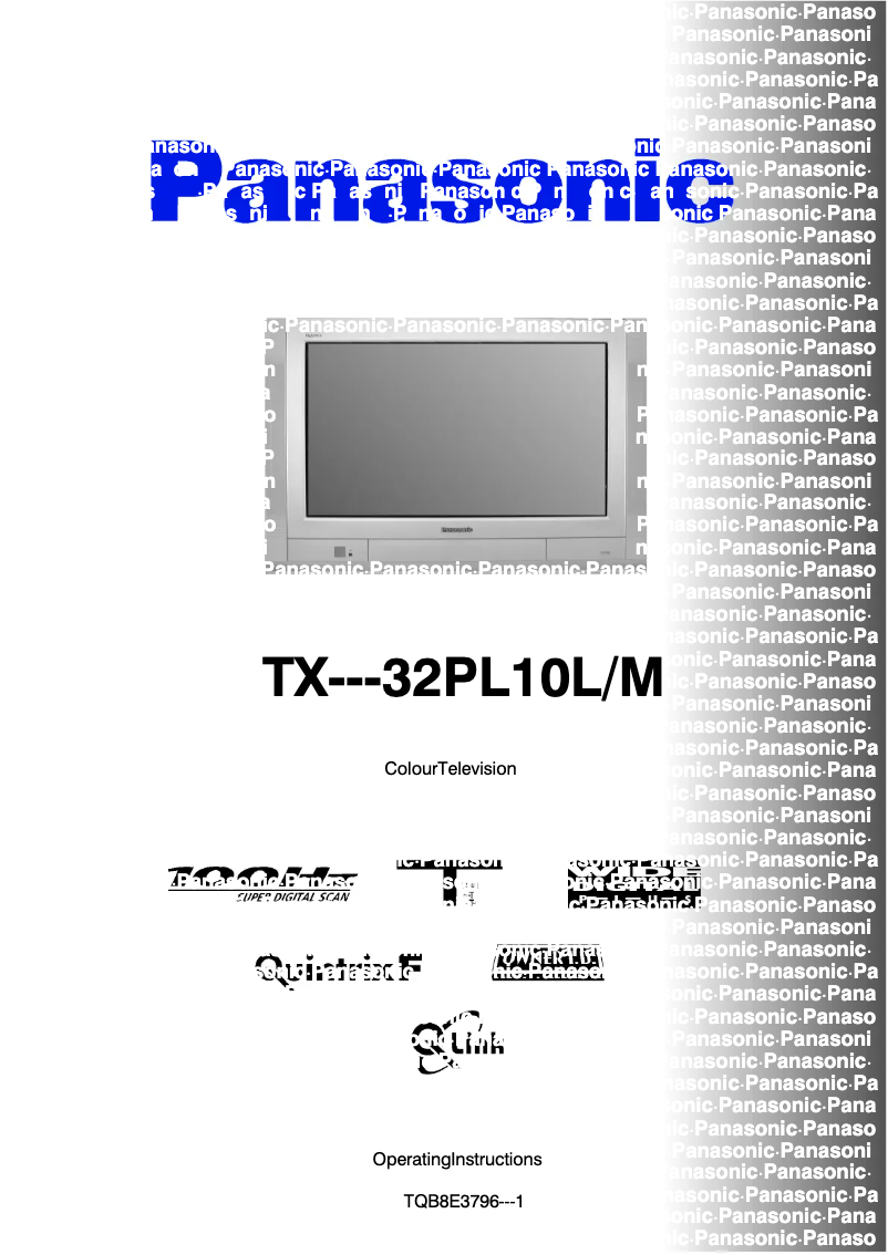 Imagen de la primera página del manual del dispositivo TX-32PL10LM
