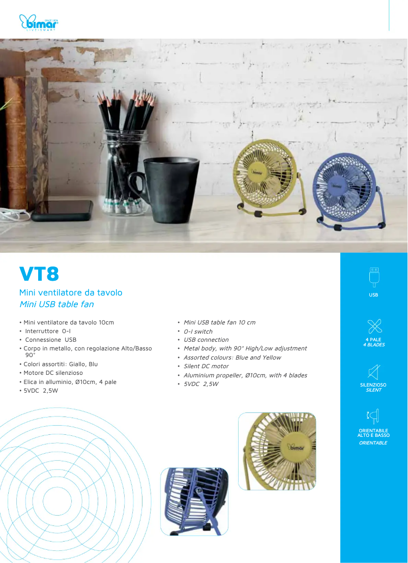 Page n°1 - Fiche technique Bimar VT8