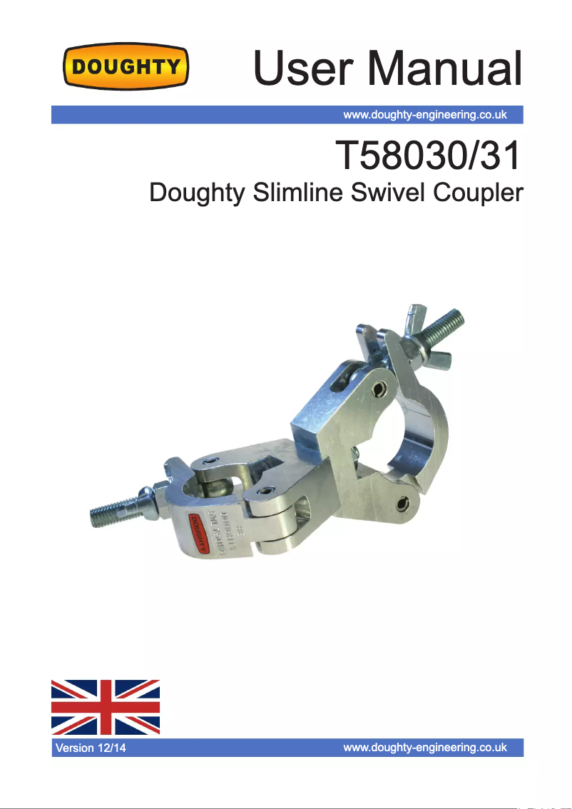 Page n°1 - Manuel utilisateur Doughty T58030