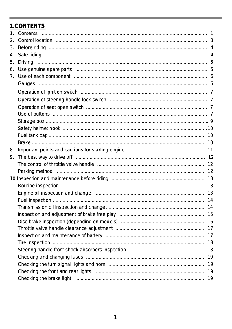 Image de la première page du manuel de l'appareil Crox 50