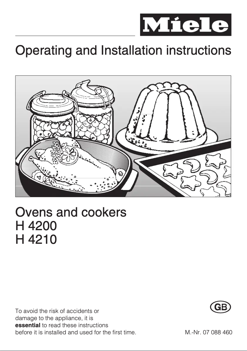 Imagen de la primera página del manual del dispositivo H 4210 B