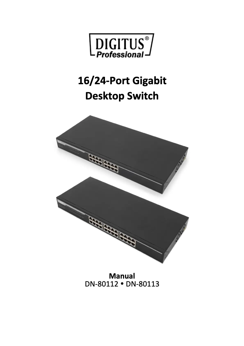 Page n°1 - Mode d'emploi Digitus DN-80112