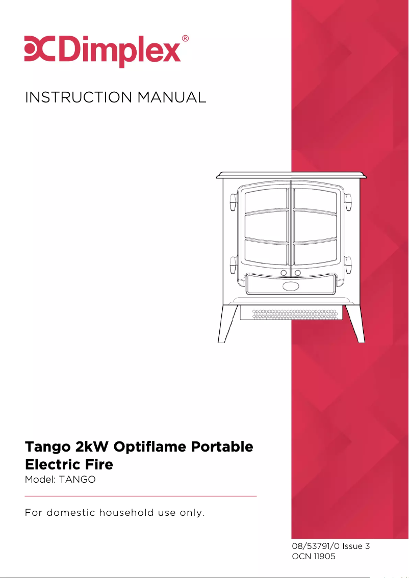 Page 1 de la notice Manuel utilisateur Dimplex Tango