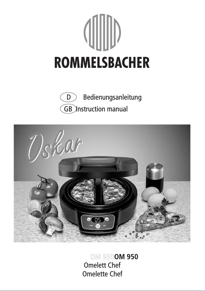 Imagen de la primera página del manual del dispositivo OM 950