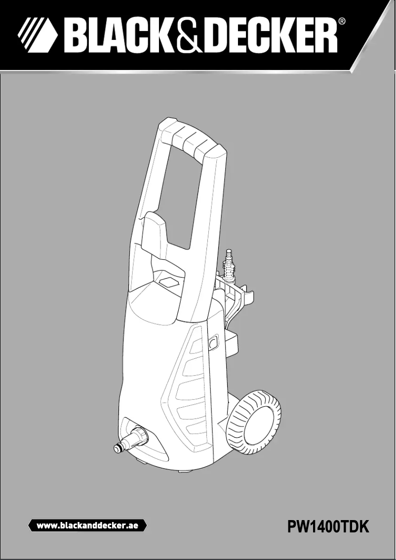 Page 1 de la notice Manuel utilisateur Black & Decker PW1400TDK Plus