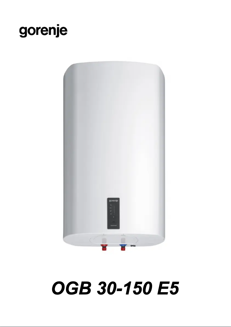 Image de la première page du manuel de l'appareil OGB120OR