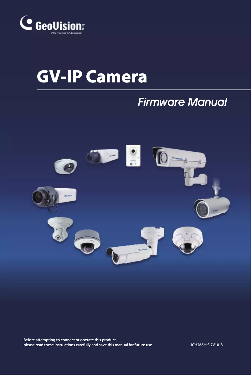 Page 1 de la notice Manuel utilisateur Geovision GV-MFD2700-0F