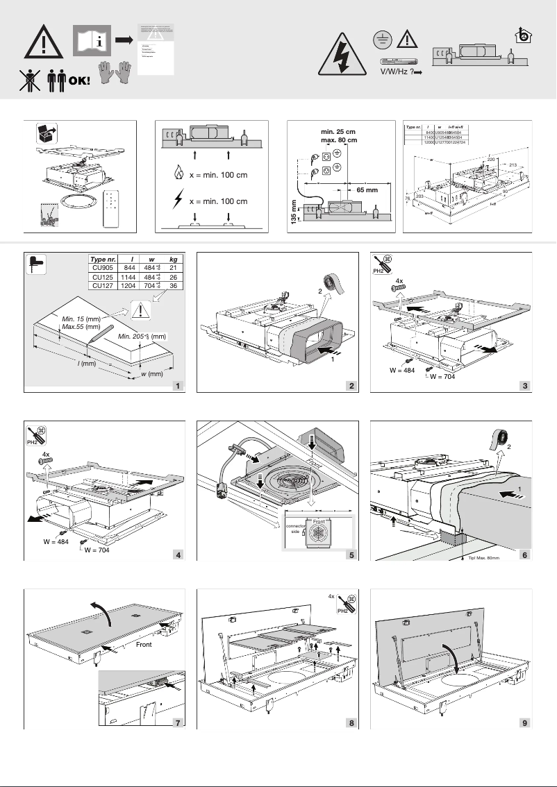 Image de la première page du manuel de l'appareil CU12511RM