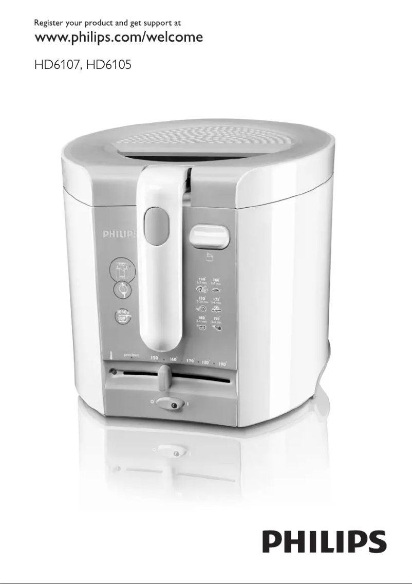 Página 1 del manual Manual de usuario Philips Daily Collection HD6105