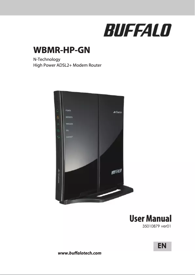 Image de la première page du manuel de l'appareil WBMR-HP-GN