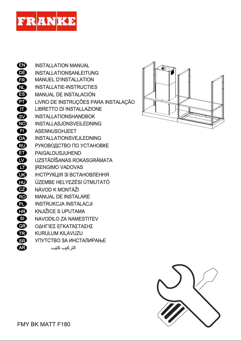 Image de la première page du manuel de l'appareil FMY BK MATT F180